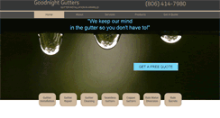 Desktop Screenshot of goodnightgutters.com